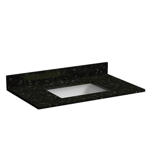 Foremost ST37228EPR 37-Inch Granite Vanity Top In Emerald Pearl
