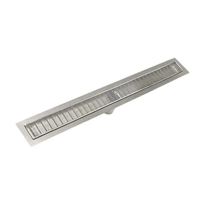 Infinity Drain FFAS6560PS Infinity Drain FFAS6560PS 60" Complete Kit for FFAS 65 in Polished Stainless Steel