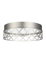 Feiss FM501SN-LED Feiss FM501SN-LED Amani 1 - Light Indoor LED Flush Mount Satin Nickel