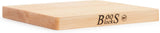 John Boos Chop-N-Slice Maple Wood Cutting Board for Kitchen Prep, 1" Thick, Small, Edge Grain, Rectangle Charcuterie Boos Block, 16" x 10", Reversible