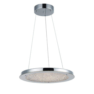 Artcraft Lighting Artcraft AC7313CH Contemporary Modern LED Chandelier from Stardust Collection in Chrome Finish, 16.00 inches