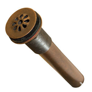Native Trails DR150-WC 1.5" Teardrop Drain in Weathered Copper