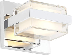 Tech Lighting 700BCKMD1C-LED930 Kamden - LED Bath Vanity, Choose Finish: Chrome Finish, Choose Lamping Option: LED 90 CRI 3000K 120V