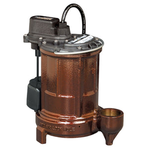 Liberty Pumps 250-5 1/3 HP, Effluent Pump, 1 PH, 115V, 50' Cord, 1-1/2 Discharge, Manual