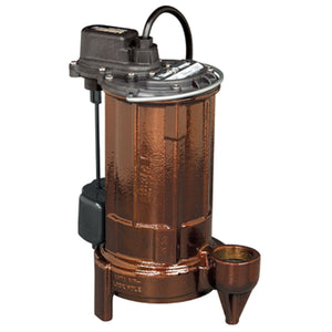 Liberty Pumps 281-3 1/2 HP, Effluent Pump, 1 PH, 115V, 35' Cord, 1-1/2 Discharge, Auto