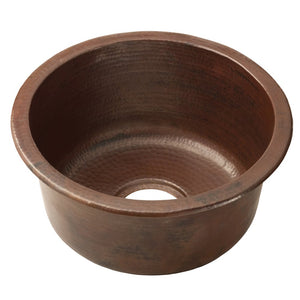 Native Trails CPS251 Redondo Grande Dual-Mount Bar/Prep Sink, Antique Copper