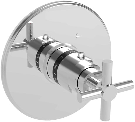 Newport Brass 3-994TR/26 Newport Brass 3-994TR/26 3/4" Round Thermostatic Trim Plate With Handle Polished Chrome
