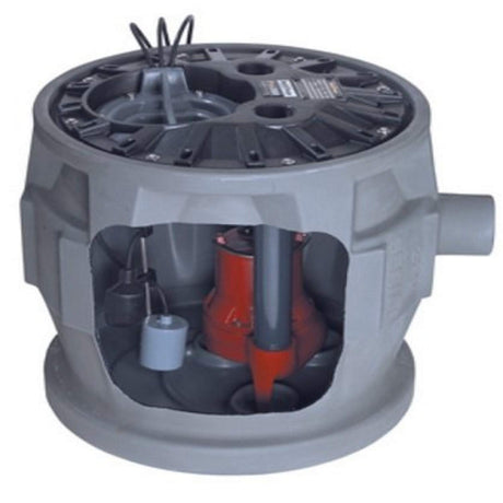 Liberty Pumps P382LE41/A2-EYE 4/10 HP, Simplex Sewage Package, 1 PH, 115V, 2 Discharge, 10' cord with NightEye wireless enabled alarm