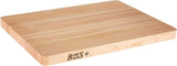 John Boos Chop-N-Slice Maple Wood Cutting Board for Kitchen Prep, 1" Thick, Small, Edge Grain, Rectangle Charcuterie Boos Block, 16" x 10", Reversible