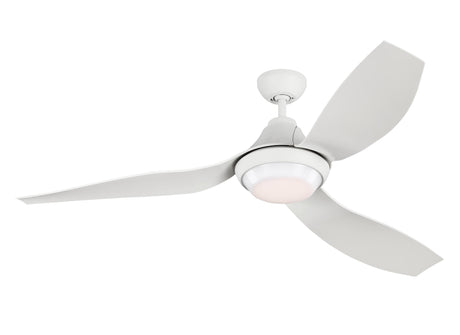 Monte Carlo 3AVOR56RZWD Monte Carlo 3AVOR56RZWD Ceiling Fan 56" Rubberrized White Finish, RB White Blades