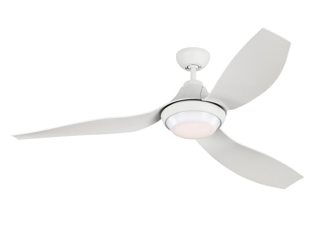 Monte Carlo 3AVOR56RZWD Monte Carlo 3AVOR56RZWD Ceiling Fan 56" Rubberrized White Finish, RB White Blades