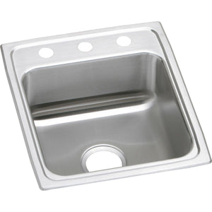 Elkay Lustertone LR15223 Single Bowl Top Mount Stainless Steel Sink