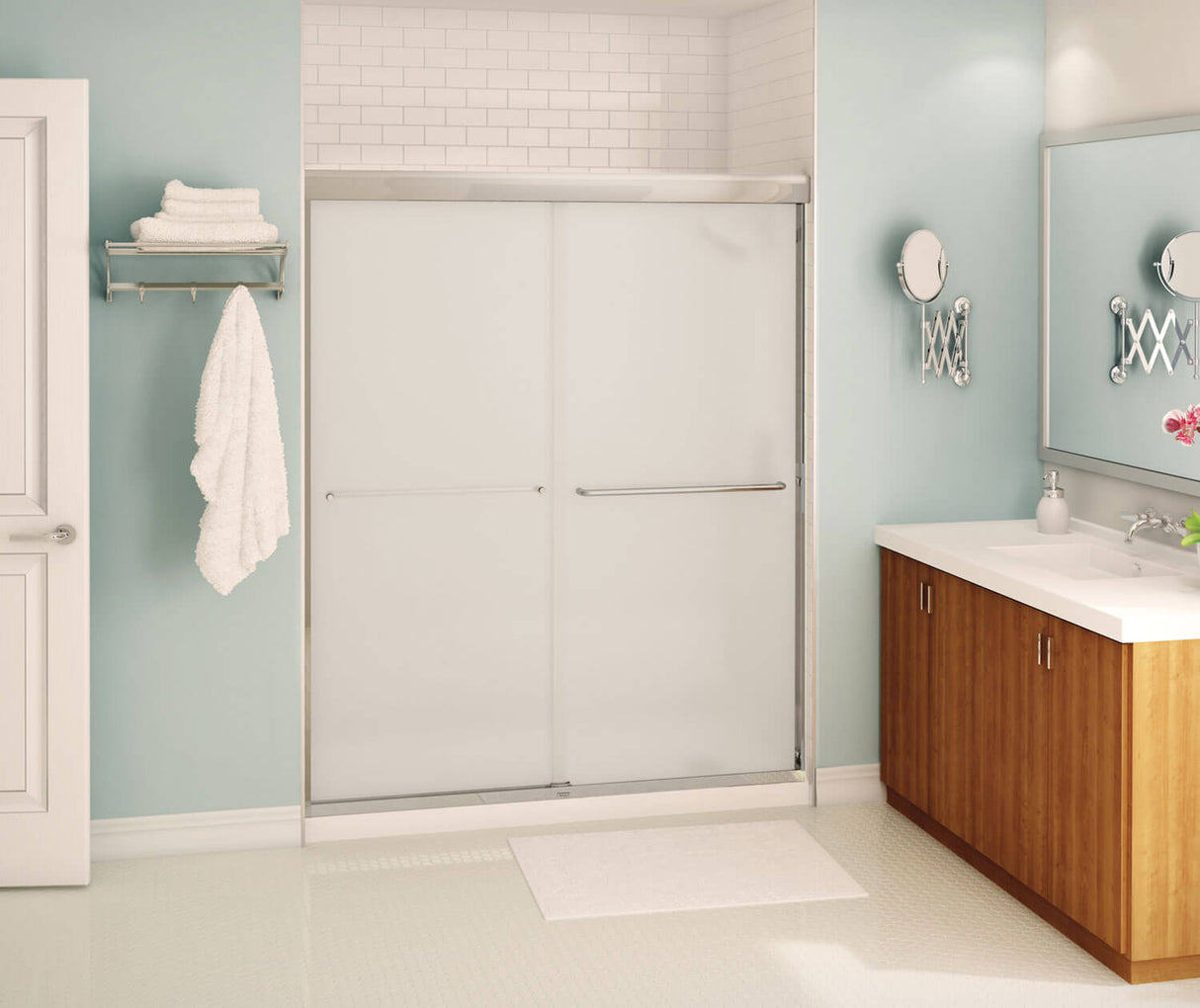 Kameleon SC Sliding Shower Door 55-59 x 71 in. 6 mm