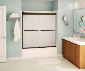 Kameleon Sliding Tub Door 55-59 x 57 in. 6 mm