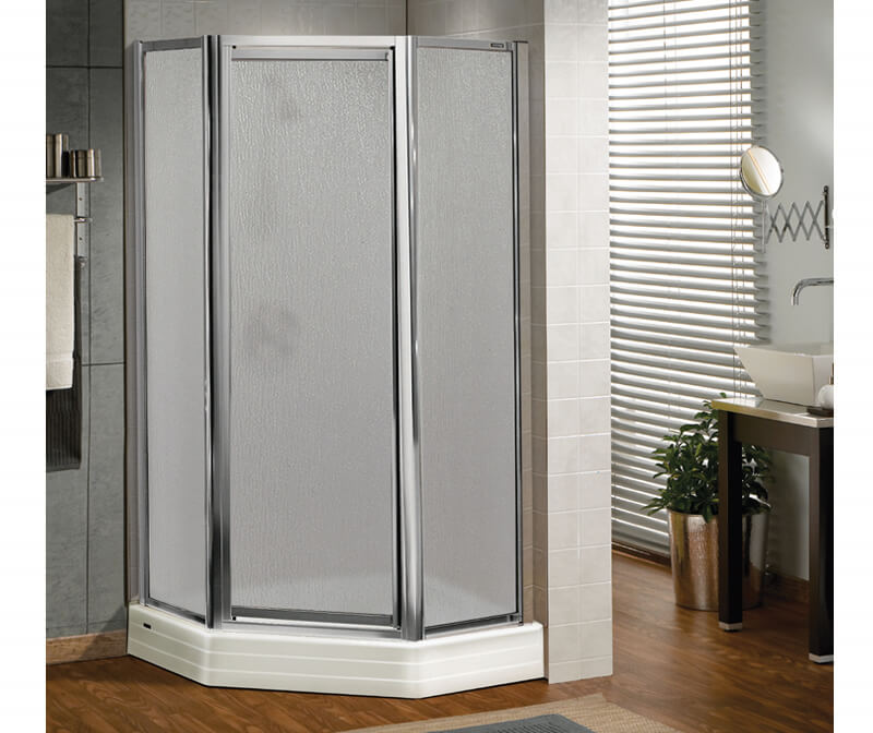 Silhouette Plus Neo-angle Pivot Shower Door 38 x 38-40 x 40 x 70 in.