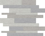 BELGIAN LINEN DARK BLEND RANDOM STRIP HD MOSAIC 11.73 X 11.73 SHEET Case  ( 10 EACH )