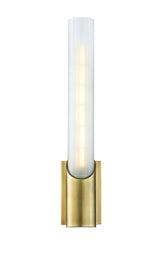 Hudson Valley 2141-AGB Hudson Valley 2141-AGB 1 Light Led Wall Sconce Aged Brass