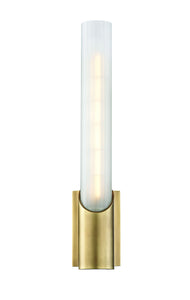 Hudson Valley HUD2141-AGB Contemporary Modern One Light Wall-sconces, 1, Brass-Antique