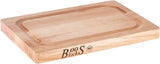 John Boos Chop-N-Slice Maple Wood Cutting Board for Kitchen Prep, 1" Thick, Small, Edge Grain, Rectangle Charcuterie Boos Block, 16" x 10", Reversible