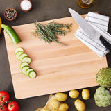 John Boos Chop-N-Slice Maple Wood Cutting Board for Kitchen Prep, 1" Thick, Small, Edge Grain, Rectangle Charcuterie Boos Block, 16" x 10", Reversible