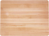 John Boos Chop-N-Slice Maple Wood Cutting Board for Kitchen Prep, 1" Thick, Small, Edge Grain, Rectangle Charcuterie Boos Block, 16" x 10", Reversible