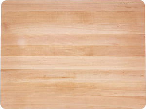 John Boos Chop-N-Slice Maple Wood Cutting Board for Kitchen Prep, 1" Thick, Small, Edge Grain, Rectangle Charcuterie Boos Block, 16" x 10", Reversible