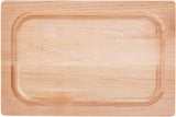 John Boos Chop-N-Slice Maple Wood Cutting Board for Kitchen Prep, 1" Thick, Small, Edge Grain, Rectangle Charcuterie Boos Block, 16" x 10", Reversible
