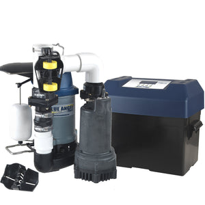 Blue Angel Pumps DF33SMS 1/3 hp Job-Ready - Pre-Assembled Back Up and Primary System