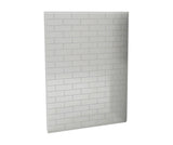 MAAX 103412-301-500 Utile 60 in. Composite Direct-to-Stud Back Wall in Metro Soft Grey