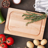 John Boos Chop-N-Slice Maple Wood Cutting Board for Kitchen Prep, 1" Thick, Small, Edge Grain, Rectangle Charcuterie Boos Block, 16" x 10", Reversible