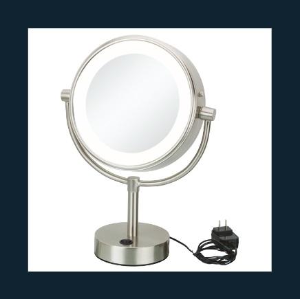 Kimball & Young 745-35-45 Neomodern Warm LED Lighted Freestanding Mirror - Chrome, Aptations, Aptations - POSHHAUS