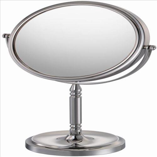 Mirror Image 86645 Recessed Base Vanity Mirror, 1X and 5X Magnification, Chrome, Aptations, Aptations - POSHHAUS