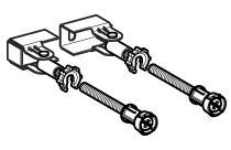 Geberit 111.835.00.1 Frame to Wall Anchoring for 5.125in - 7.875in Thick Unfinished Pre-Wall Corner Installations