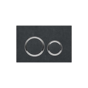 Geberit 115.884.JM.1 SIGMA21 DUAL-FLUSH PLATES Mustang slate with polished chrome accent, Geberit, Geberit - POSHHAUS