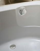 Geberit 151.467.21.1 Cascading Tub Filler and Drain - Chrome