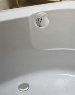 Geberit 151.468.21.1 Cascading Tub Filler and Drain - Chrome & Brass, Geberit, Geberit - POSHHAUS