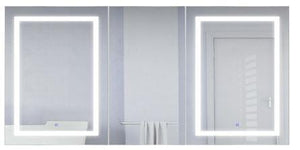 Krugg Svange 6636D LLR LED Medicine Cabinet 66"x36" Recessed or Surface Mount Mirror Cabinet w/Dimmer & Defogger + 3X Makeup Mirror Inside & Outlet + USB, Krugg, Krugg - POSHHAUS