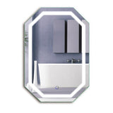 Krugg Tudor2030 Octagon LED Bath Mirror 20"x30" Lighted Wall Mount Vanity Mirror Includes Defogger & Dimmer Vertical or Horizontal Install, Krugg, Krugg, Trending - POSHHAUS