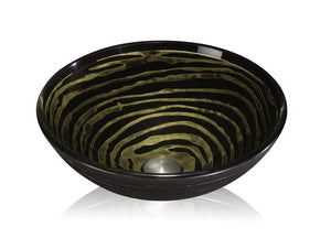 Lenova GV-41 Above Counter Colored Glass Vessel Bath Sink