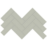 SOHO SOFT SAGE GLOSSY PORCELAIN HERRINGBONE MOSAIC 2X6 Case  ( 10 EACH )