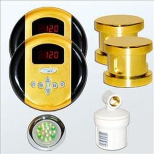 SteamSpa Royal Control Kit in Polished Gold RYPKGO2