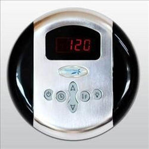 SteamSpa Programmable Control Panel with Presets in Chrome G-SC-200-PC