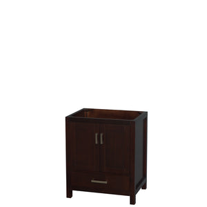 Sheffield 30 Inch Single Bathroom Vanity in Espresso No Countertop No Sink and No Mirror