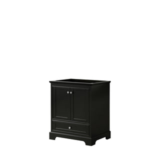 Deborah 30 Inch Single Bathroom Vanity in Dark Espresso No Countertop No Sink and No Mirror