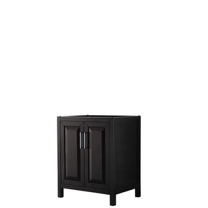 Daria 30 Inch Single Bathroom Vanity in Dark Espresso No Countertop No Sink and No Mirror