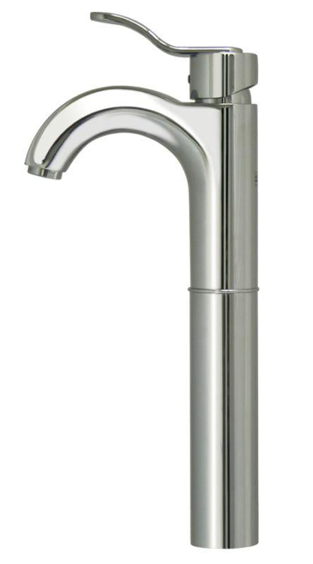 Whitehaus 3-04044-C Wavehaus single hole/single lever elevated lavatory faucet - Polished Chrome, Whitehaus, Whitehaus - POSHHAUS