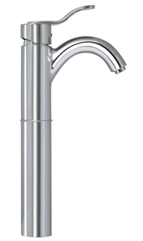 Whitehaus 3-04045-C Galleryhaus elevated single hole/single lever lavatory faucet - Polished Chrome, Whitehaus, Whitehaus - POSHHAUS