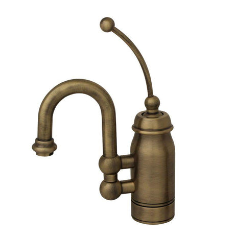 Whitehaus 3-3178-AB Baby Horizon single handle entertainment/prep faucet - Antique Brass, Whitehaus, Whitehaus - POSHHAUS