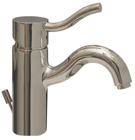 Whitehaus 3-4440-C Venus single hole/single lever lavatory faucet w/ pop-up waste - Polished Chrome, Whitehaus, Whitehaus - POSHHAUS