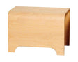 Whitehaus AEB55N Aeri freestanding wood stool - Natural (Birchwood), Whitehaus, Whitehaus - POSHHAUS